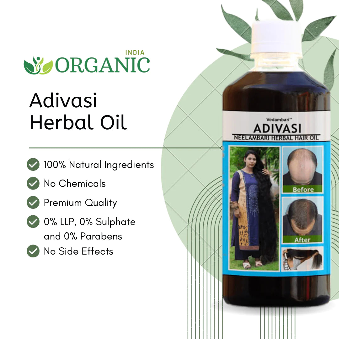 Natural Adivasi Kasturi Herbal Hair Oil
